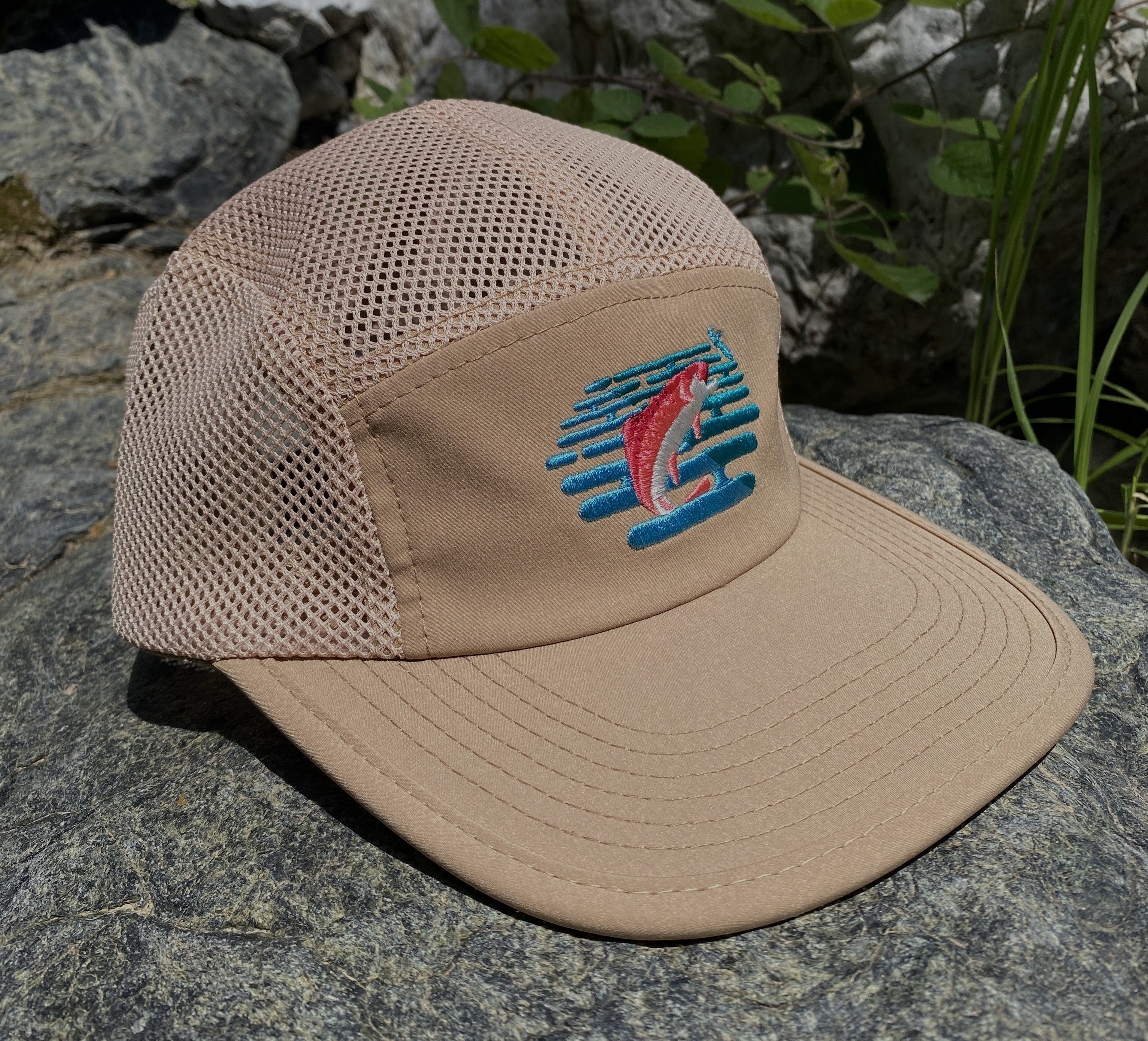 Trout hat for travel backpacking
