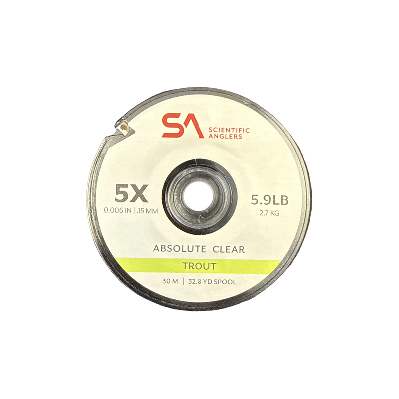 SA Absolute Trout Tippet - 5X Clear - 30m