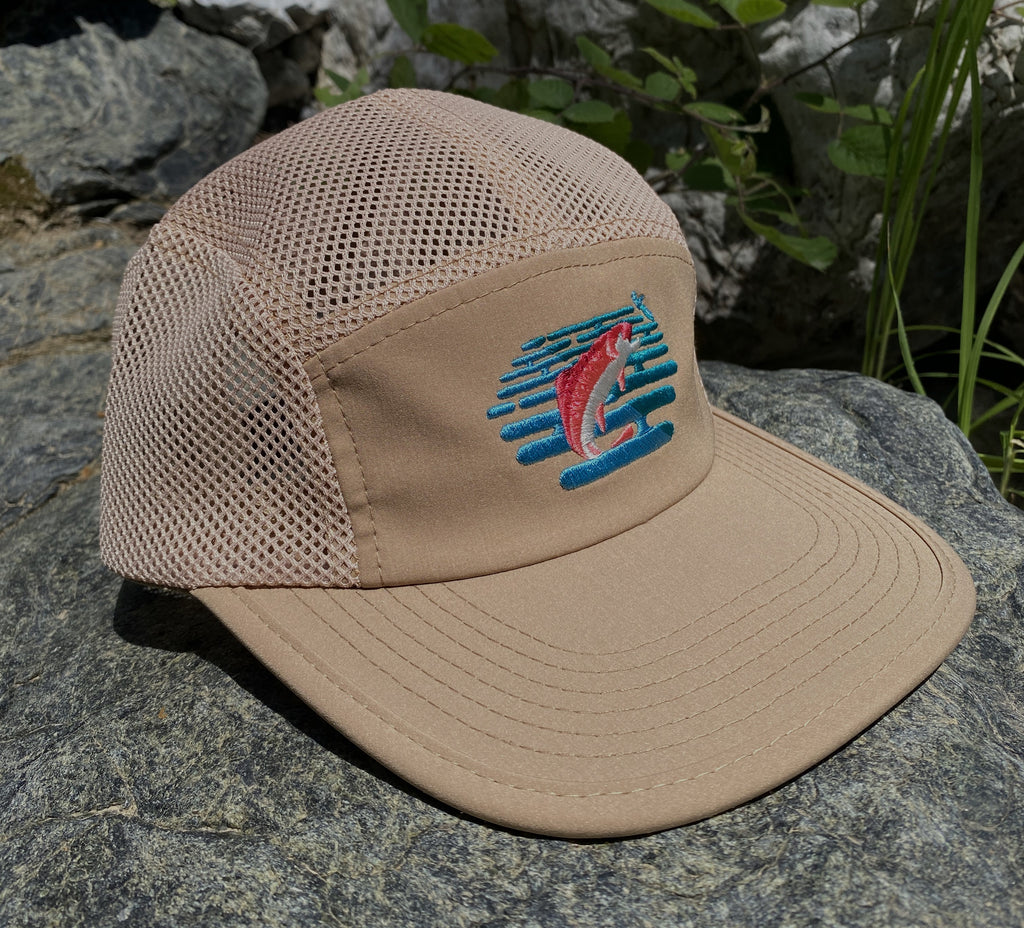 Trout hat for travel backpacking