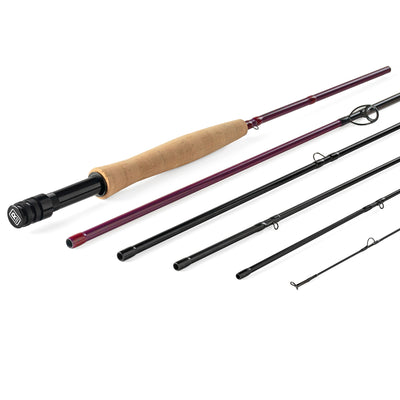 REYR GEAR - First CAST Fly Rod, Telescoping Travel Fly Rod and Reel Combo,  Portable Fly Fishing Gear for Traveling and Backpacking, 4WT Fishing Rod