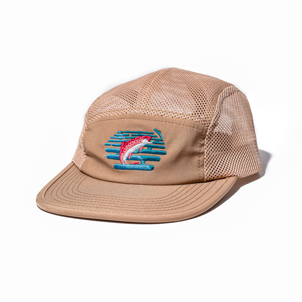 Fishing hat for backpacking